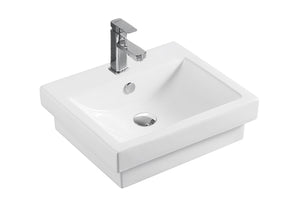 WB4034A MEGGA II Half Insert Basin 500x435x150MM