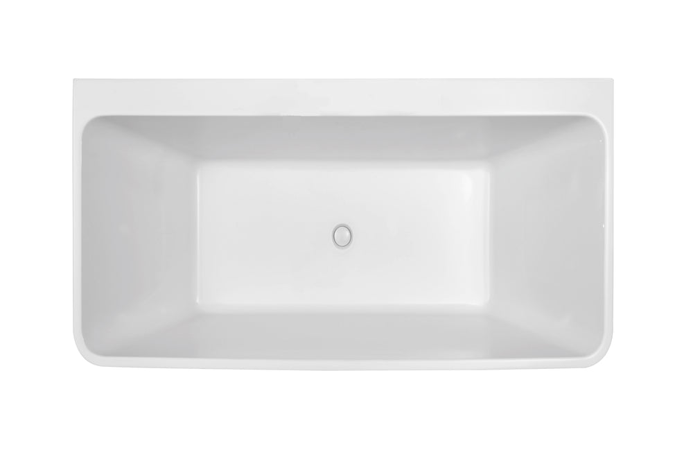 BT 058S STELLA 1500mm Free Standing Back to Wall Bath 1500x710x560mm