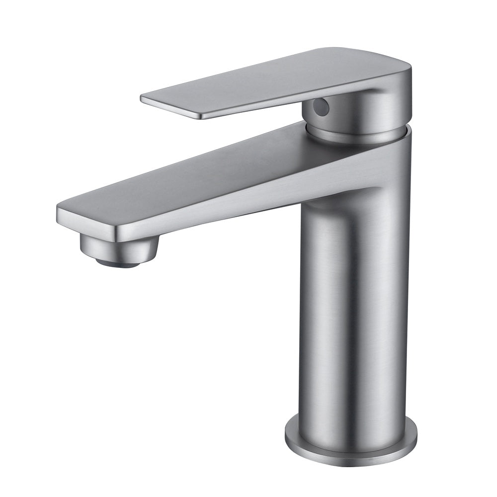 WT 1101BN EXON Basin Mixer in Brushed Nickel