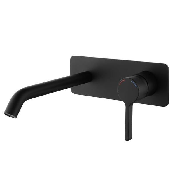 WT 6507MK KENZO Basin/Bath Set in Matte Black