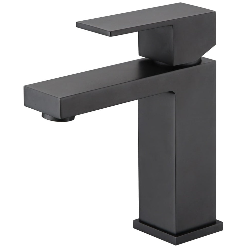 WT 8106BK ACQUA BLACK Basin Mixer in Matte Black