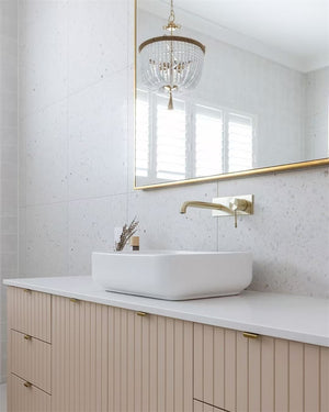 OPAL WALL BASIN/BATH MIXER 120/160/185/230/260MM BRUSHED GOLD