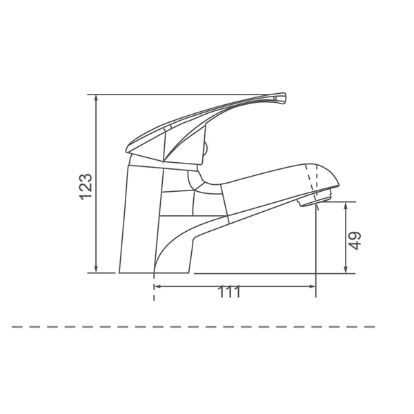 WT 6661 MOBI Fixed Basin Mixer