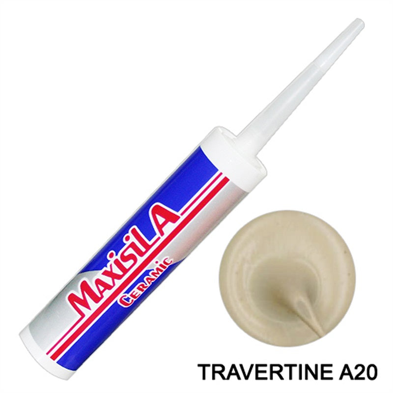 Maxisil A Ceramic Silicone - A20 Travertine