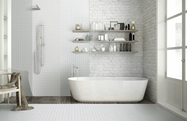 Alhambra Azul 250x250mm Spanish Décor Tiles