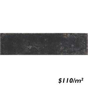ARG0011 VIBRANT BLACK GLOSS SUBWAY 70X280MM