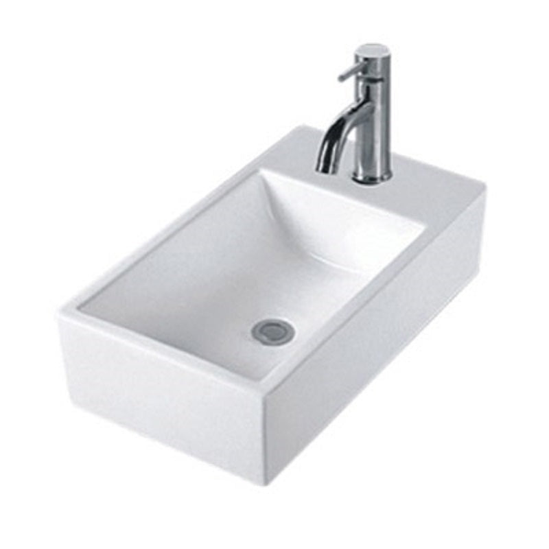 BA200R - Wall Hung Basin 450x250x120MM Right Hand Tap