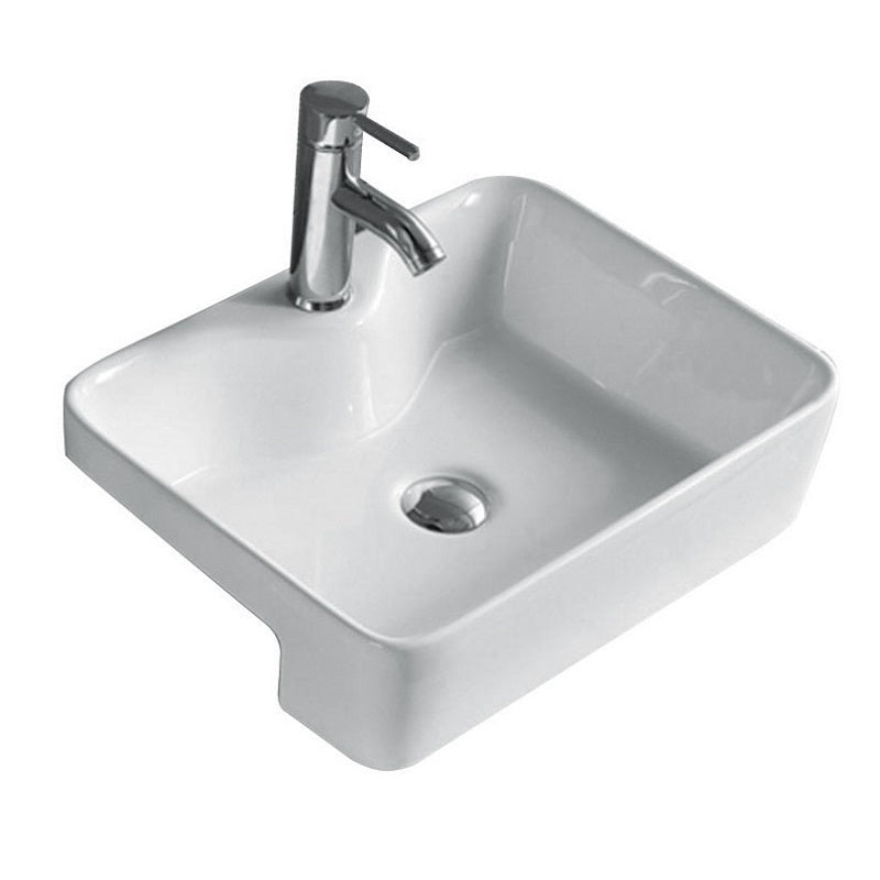 BA350 - Semi Recessed Basin 480x370x130MM