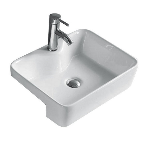 BA350 - Semi Recessed Basin 480x370x130MM