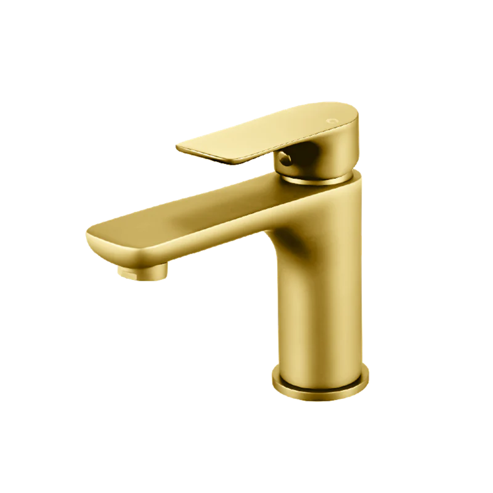 BUYG0131.BM VOG SERIES BRUSHED YELLOW GOLD BASIN MIXER TAP