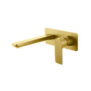 BUYG0158-2.BM VOG BRUSHED YELLOW GOLD BATHTUB/BASIN WALL MIXER WITH SPOUT