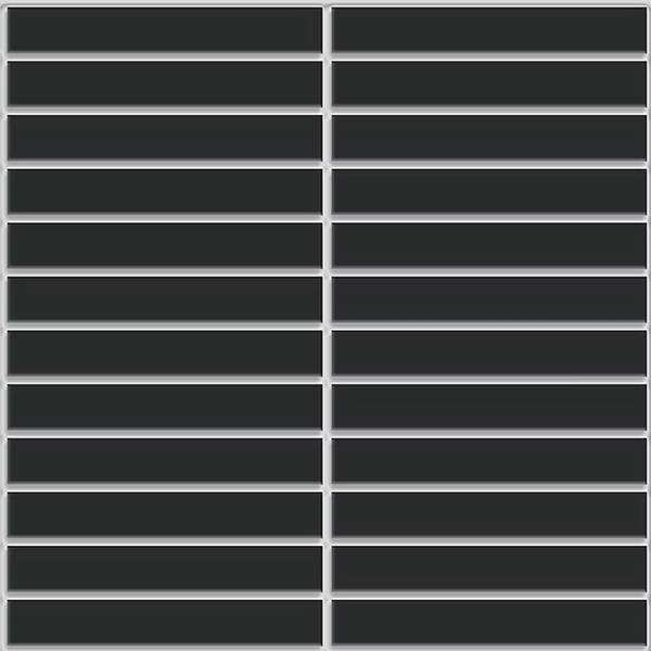 KIT509 KITKAT BLACK SATIN MOSAIC 22.5X146.5