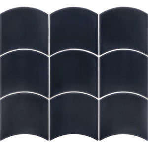 Wave Blue Reef Gloss 120x120mm