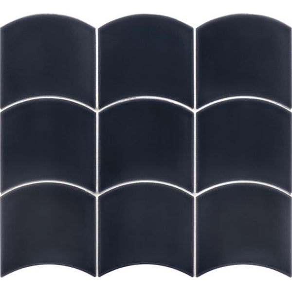 Wave Blue Reef Gloss 120x120mm