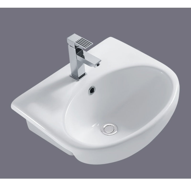 C50-500 Semi-Recessed Basin 500*430*205mm