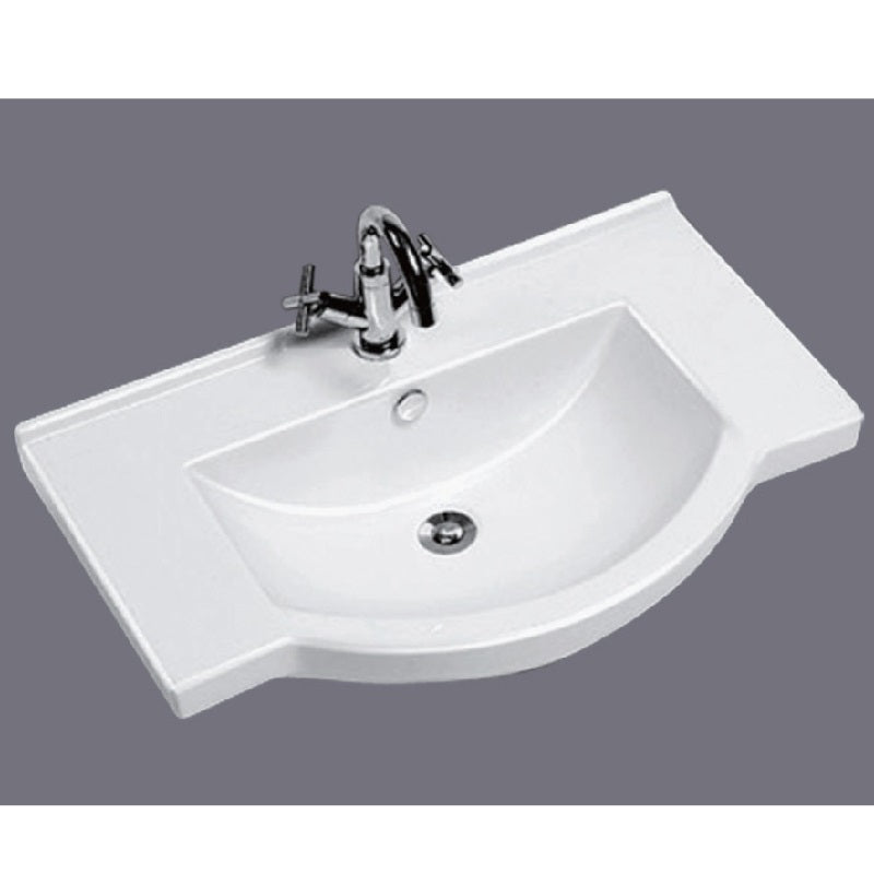 C92-750-1TH Semi-Reccessed Vanity Top 750*480*200mm