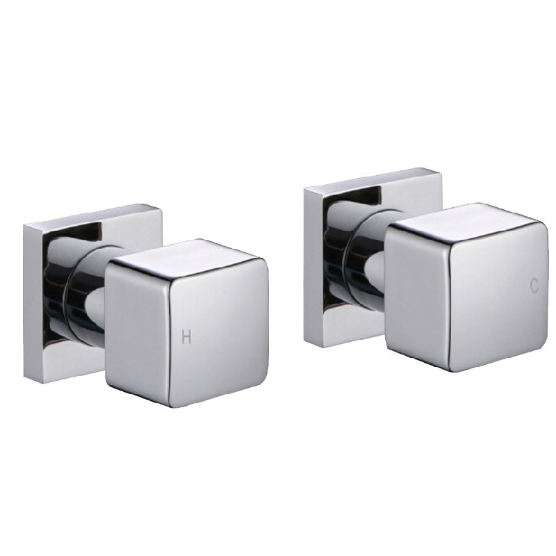 VOG Series Chrome Cubic Shower Wall Taps CH0001.ST