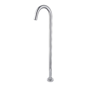 Chrome Round Floor Standing Mixer (Brass) CH0002.BS