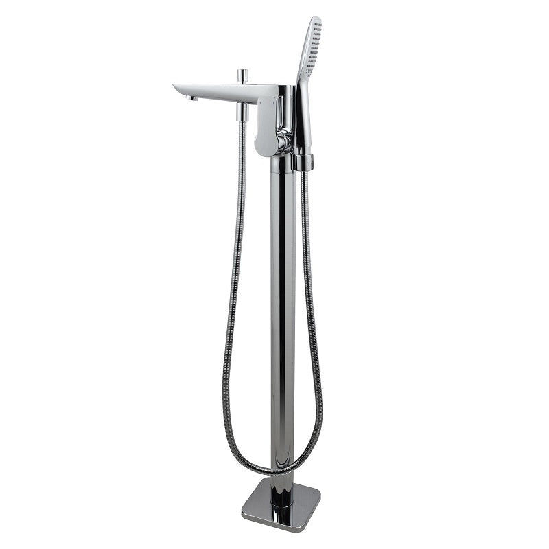 Chrome FreeStanding Mixer With Diverter & Handheld Shower CH0124.BS
