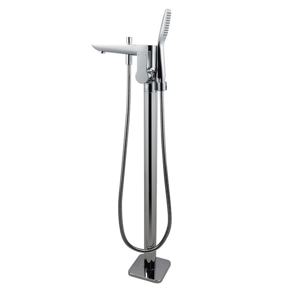 Chrome FreeStanding Mixer With Diverter & Handheld Shower CH0124.BS