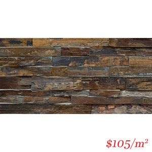Stackstone - Chunky Bronzed Ember Flat 600×150×10-35mm