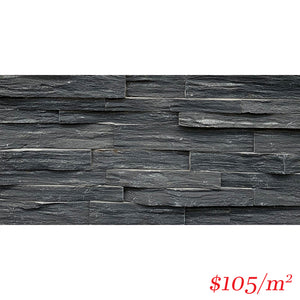 Stackstone - Chunky Obsidian Flat 600×150×10-35mm