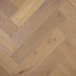De Marque European Oak Engineered Herringbone 600x120x15/4mm - Colonial Grey