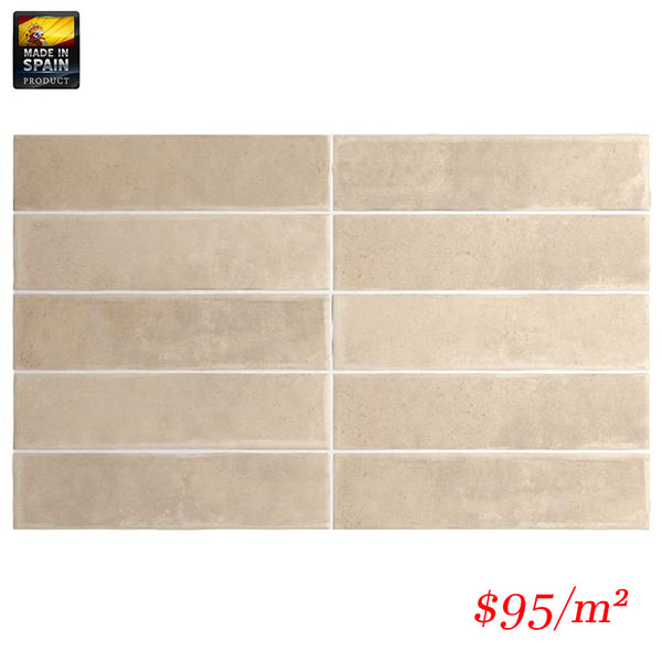 EQU0056 ARGILE SIENA MATT SUBWAY 60X246MM Made In Spain