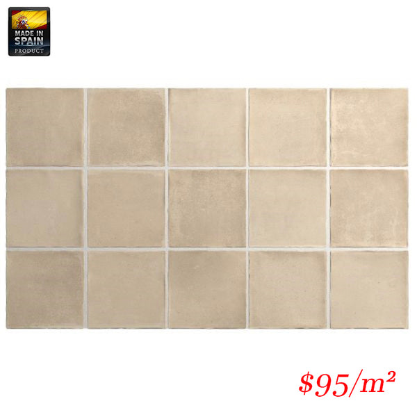 EQU0065 ARGILE SIENA MATT SUBWAY 100X100MM Made In Spain