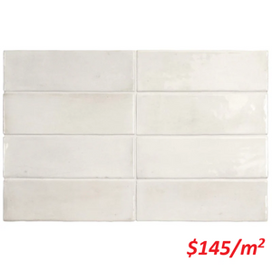 EQU0073 COCO WHITE GLOSS 50X150MM Made in Spain