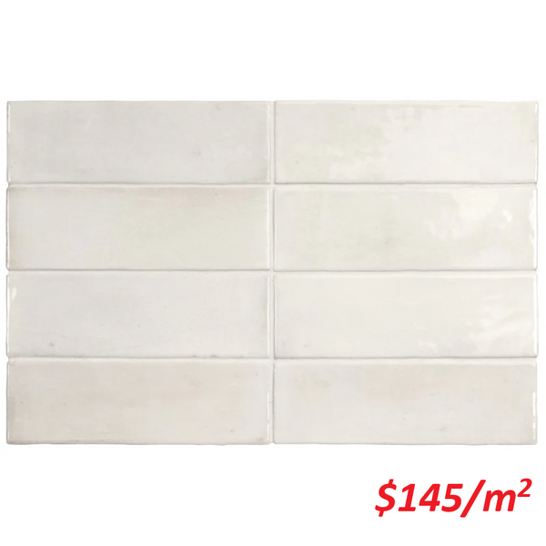 EQU0073 COCO WHITE GLOSS 50X150MM Made in Spain