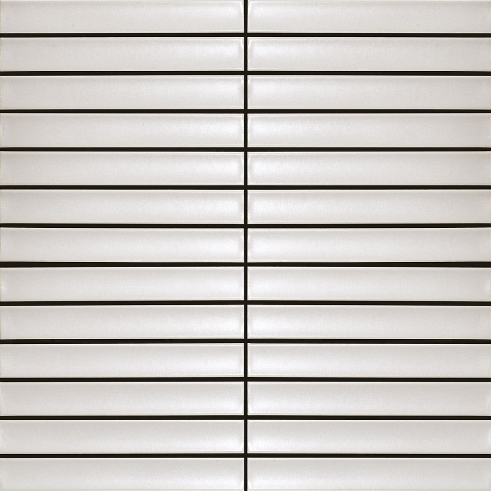 FINGER MOSAIC PLAIN LIGHT GREY CONCAVE 20X145 MATT