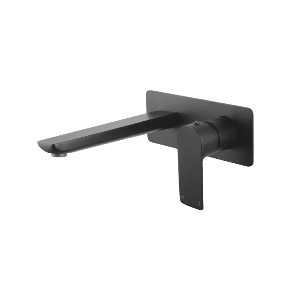 GM0158-2.BM VOG GUN METAL GREY BATHTUB/BASIN WALL MIXER WITH SPOUT