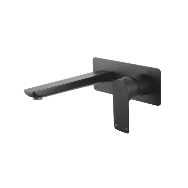 GM0158-2.BM VOG GUN METAL GREY BATHTUB/BASIN WALL MIXER WITH SPOUT