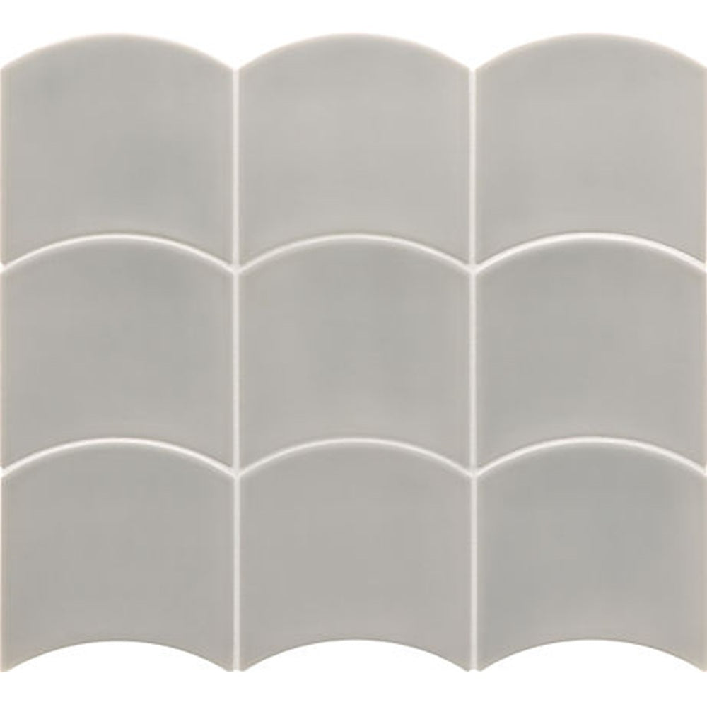 Wave Grey Owl Gloss 120x120mm