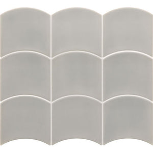 Wave Grey Owl Gloss 120x120mm