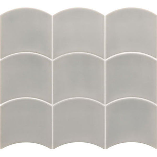 Wave Grey Owl Gloss 120x120mm
