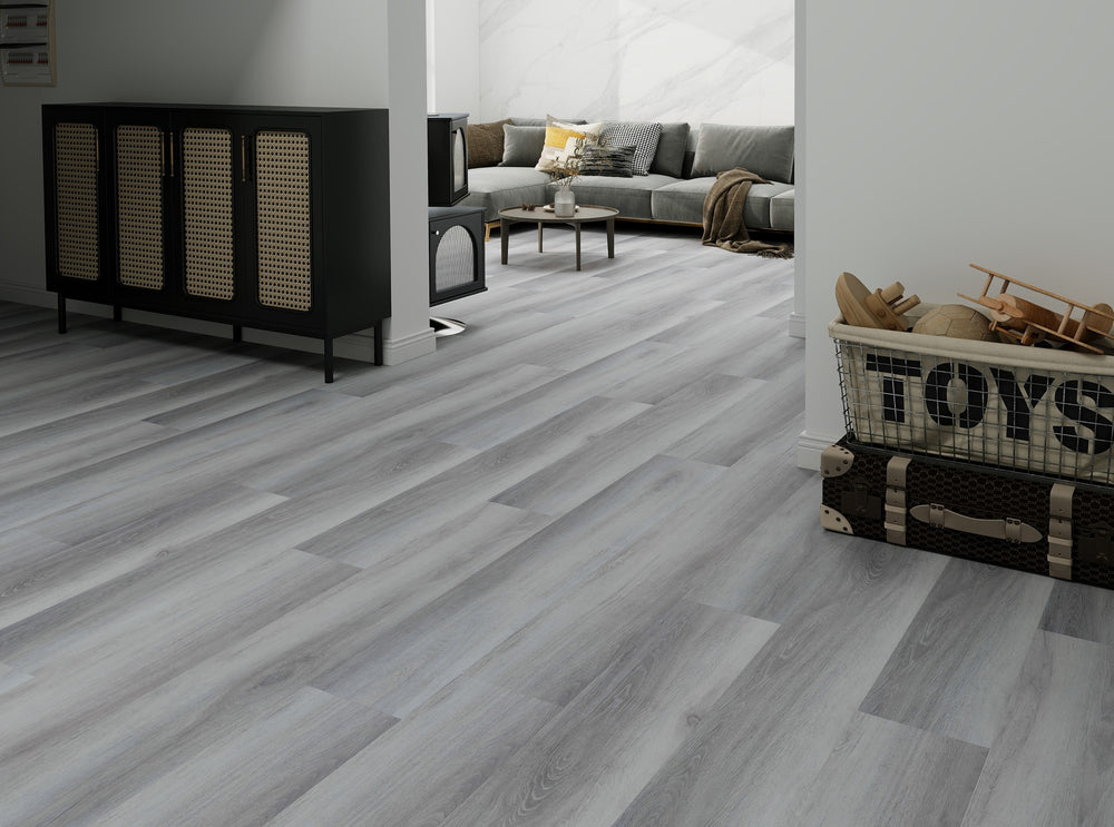 Guardian Hybrid Floor 1500 x 228 x 6.5mm - Estate Grey Oak