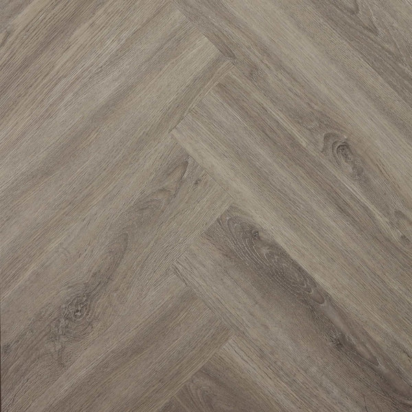 Preference Easi-Plank SPC Herringbone Hybrid Floor 625 x 125 x 7.5mm - Grey Stone