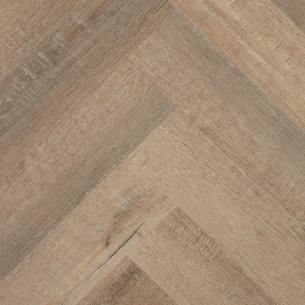 Preference Easi-Plank SPC Herringbone Hybrid Floor 625 x 125 x 7.5mm - Red Stone