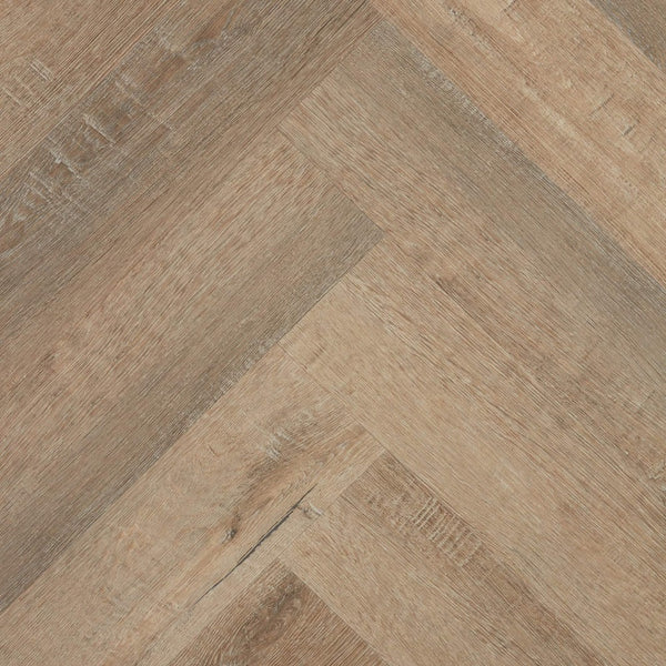 Preference Easi-Plank SPC Herringbone Hybrid Floor 625 x 125 x 7.5mm - Red Stone