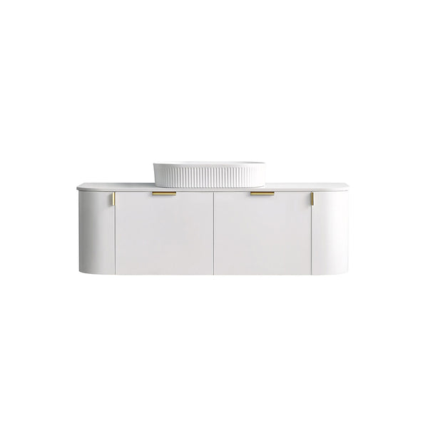 CWH66-1500MW Plateau Collection 1500mm - Matt White Single Bowl