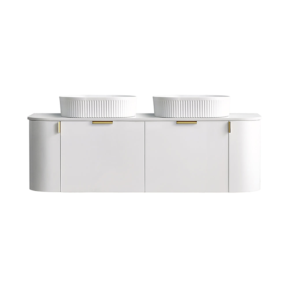 CWH66-1500DMW Plateau Collection 1500mm - Matt White Double Bowls