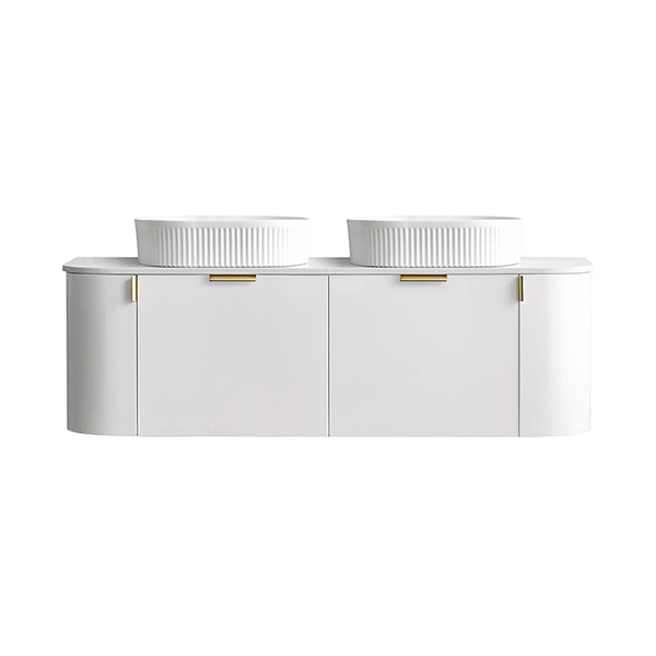 CWH66-1500DMW Plateau Collection 1500mm - Matt White Double Bowls