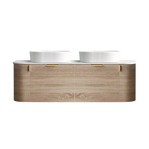 CWH66-1500DA8 Plateau Collection 1500mm - Natural Timber Double Bowls