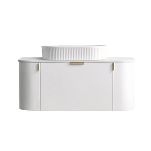 CWH66-900WM Plateau Collection 900mm - Matt White Single Bowl
