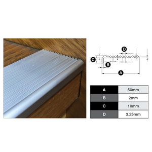 Stair Trim – Grooves 3m