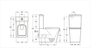 KDK003 — Qubist KDK003 Toilet Suite