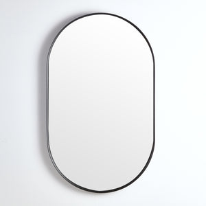 KDK- KOV4590F-MB MATTE BLACK ALUMINIUM FRAMED MIRRORS 450*900MM