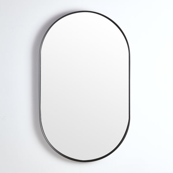 KDK- KOV4590F-MB MATTE BLACK ALUMINIUM FRAMED MIRRORS 450*900MM